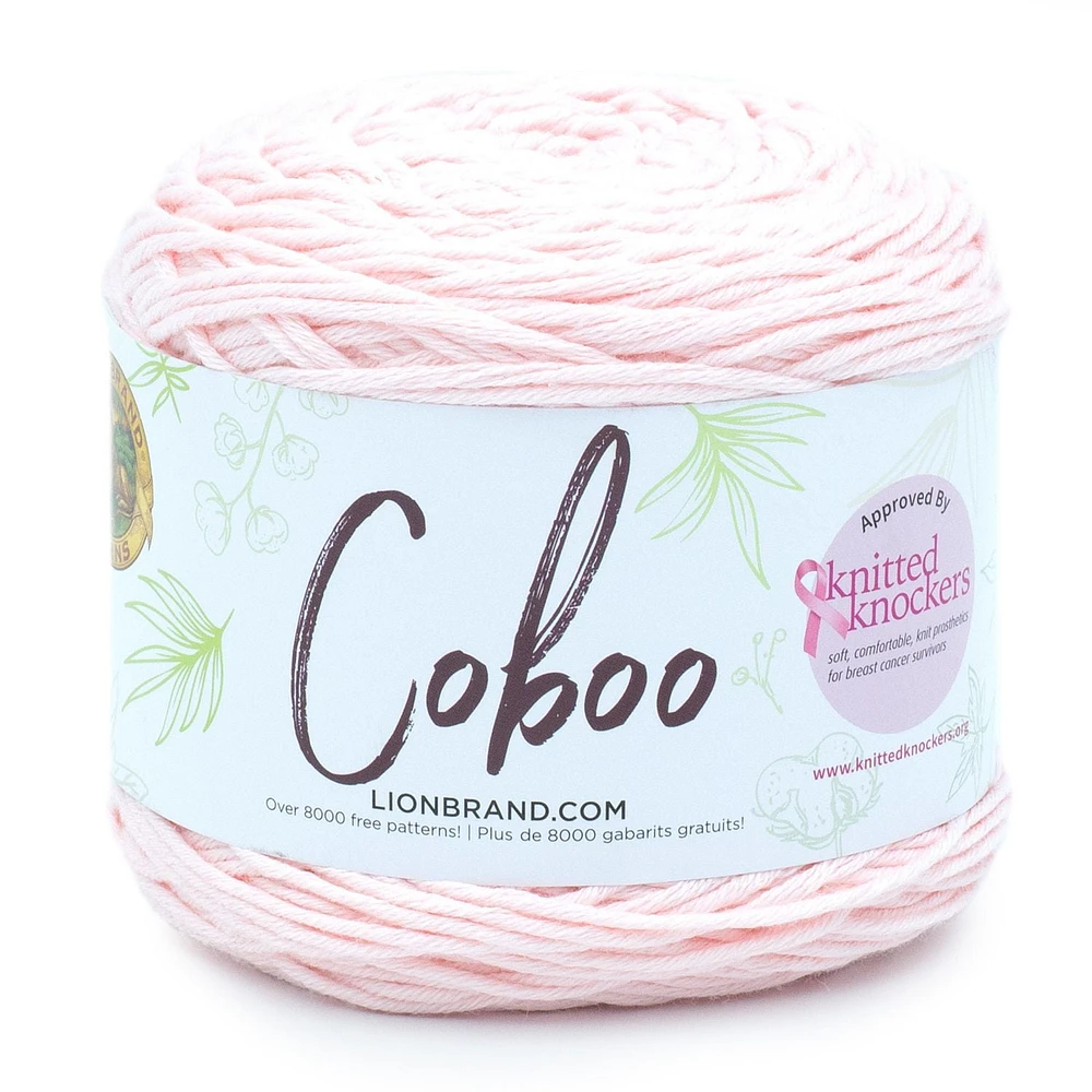 Lion Brand Yarn 835-102 Coboo Pale Pink Natural Fiber Yarn, Lion Brand Yarn 835-102 Coboo Pale Pink 30744281