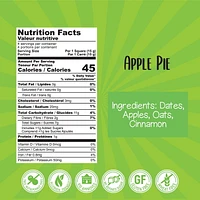 Ohh! Foods Apple Pie Snacking Bites (60g), Gluten-Free, Vegan, Wheat-Free, Free From the Top 10 Common Allergens.