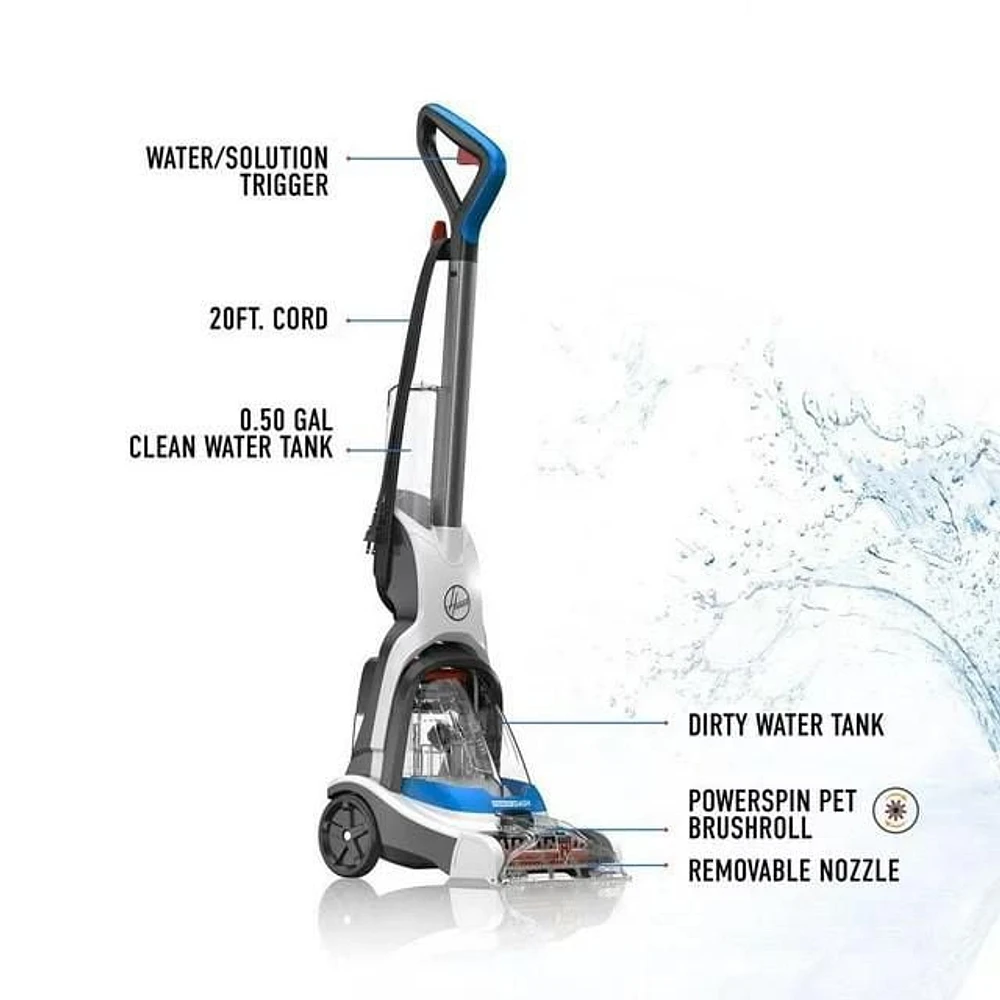 Hoover SmartWash+ Automatic Carpet Cleaner