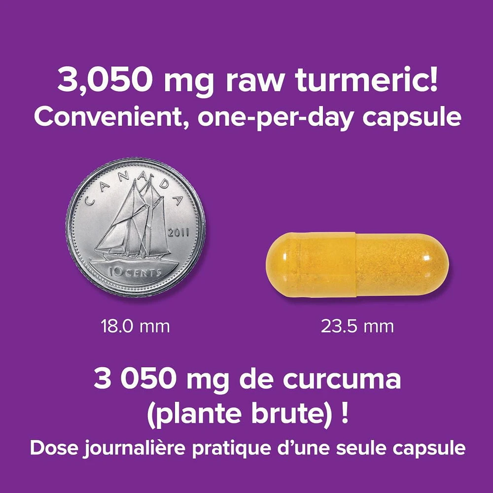 Webber Naturals® Turmeric Curcumin 3,050 mg (raw Herb