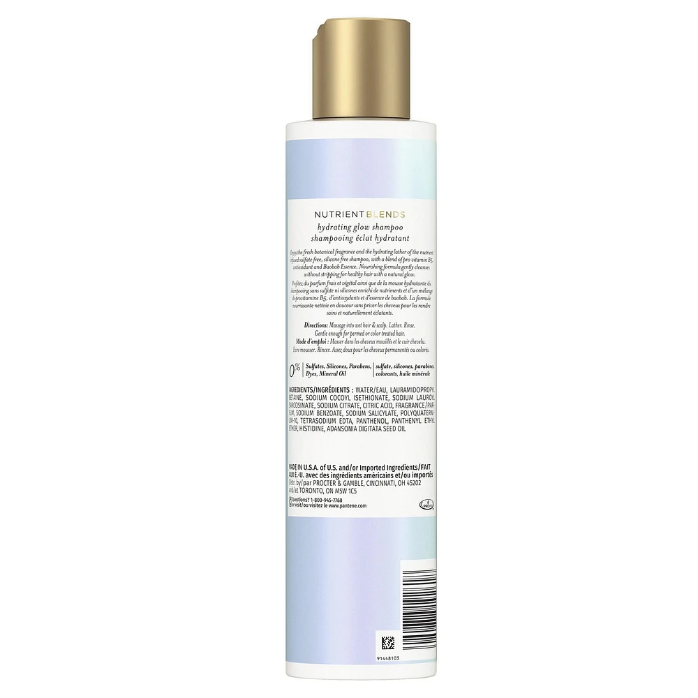 Shampooing Éclat hydratant sans sulfate ni silicones avec essence de baobab 285 ml