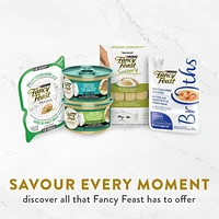 Fancy Feast Creamy Broths with Salmon & Whitefish, Wet Cat Food Complement 40g, 40g