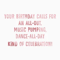 Hallmark Personalized Video Birthday Card, Party Animals (Record Your Own Video Greeting)