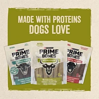 Prime Bones avec Venaison Sauvage Gâteries en Forme de Ramure pour Chiens