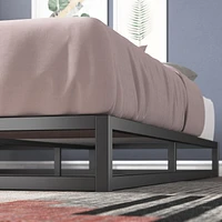 Zinus Joseph Inch Black Metal Platform Bed Frame