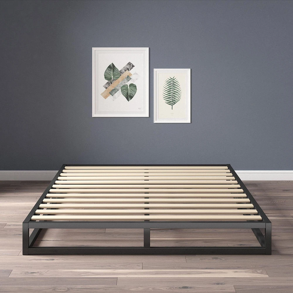 Zinus Joseph Inch Black Metal Platform Bed Frame