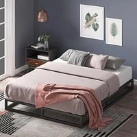 Zinus Joseph Inch Black Metal Platform Bed Frame