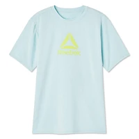 Reebok Boys' Short Sleeve Logo Rash Guard