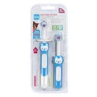 Ensemble d'apprentissage MAM Learn to Brush, garçon, 5 mois et plus, 2 unités