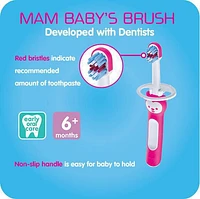 Ensemble d'apprentissage MAM Learn to Brush, garçon, 5 mois et plus, 2 unités