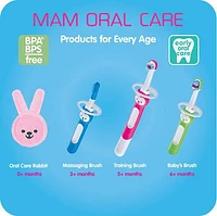 Ensemble d'apprentissage MAM Learn to Brush, garçon, 5 mois et plus, 2 unités