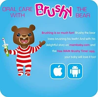 Ensemble d'apprentissage MAM Learn to Brush, garçon, 5 mois et plus, 2 unités