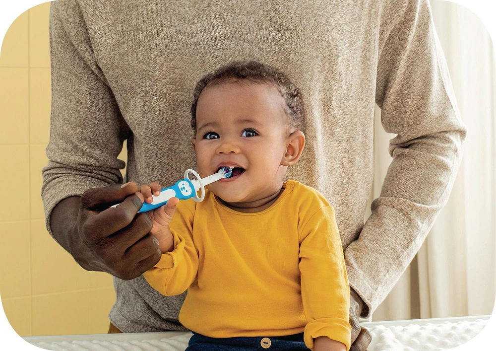 Ensemble d'apprentissage MAM Learn to Brush, garçon, 5 mois et plus, 2 unités