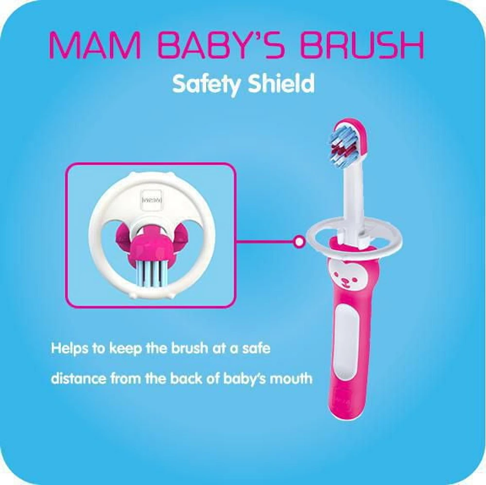 Ensemble d'apprentissage MAM Learn to Brush, garçon, 5 mois et plus, 2 unités