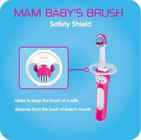 Ensemble d'apprentissage MAM Learn to Brush, garçon, 5 mois et plus, 2 unités