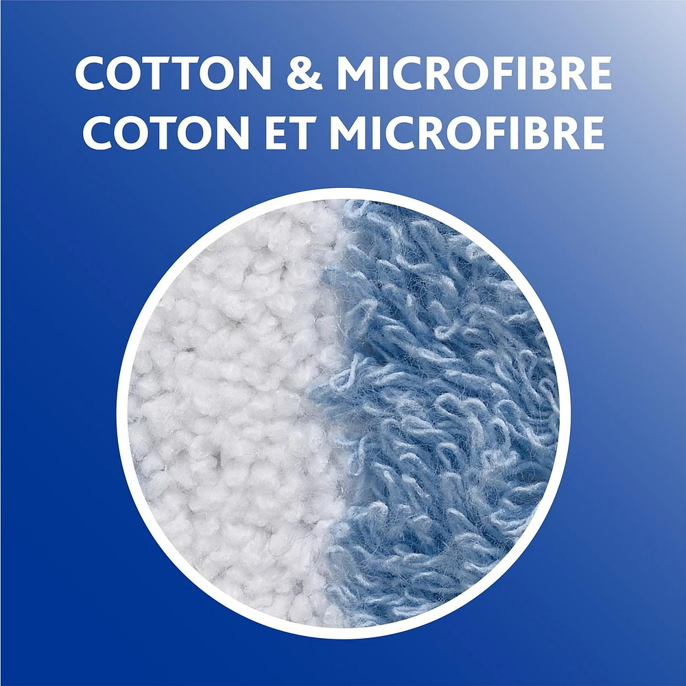 Vileda Fibro Contact Mop Refill - Cotton & Microfibre Blend, 1 Piece