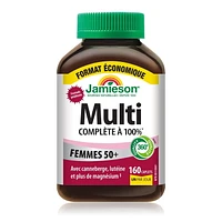 Jamieson 100% Complete Multivitamin for Women 50+ Value Size, 160 Caplets