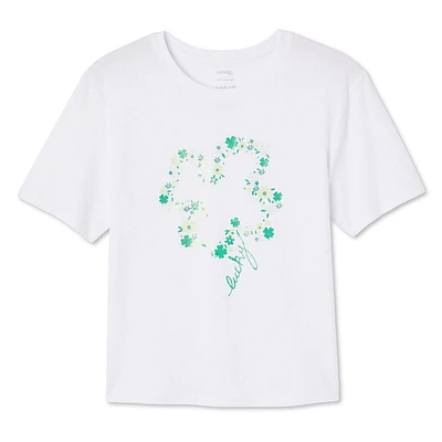 George Girls' St. Patrick's Day Tee, Sizes XS-XL