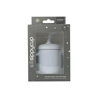 Kushies Silicone Sippy Cup with Straw - Blue