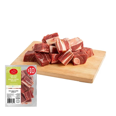 Frozen Goat Meat Cubes Bone In