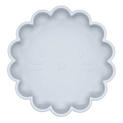 Kushies SiliLion silicone plate - Blue