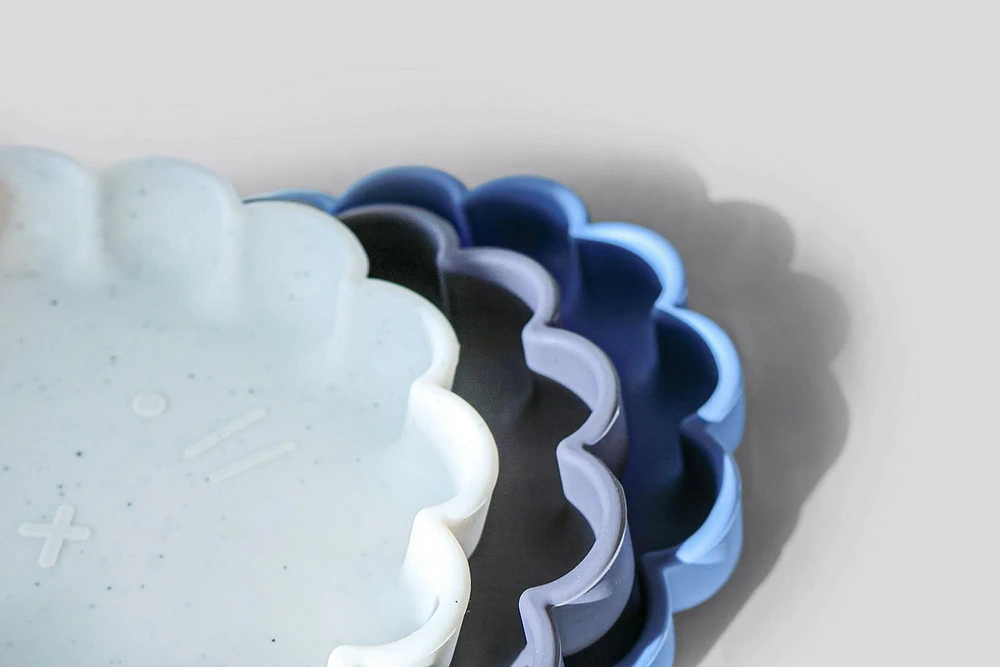 Kushies SiliLion silicone plate - Blue