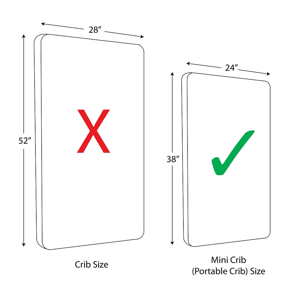 Simmons Mini Sleepytime Crib Mattress