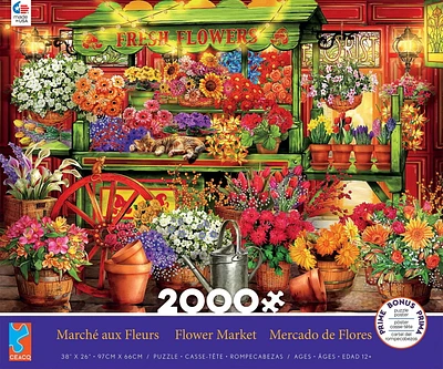 Ceaco: 2000 Piece Puzzle - Flower Market (2000 pc)