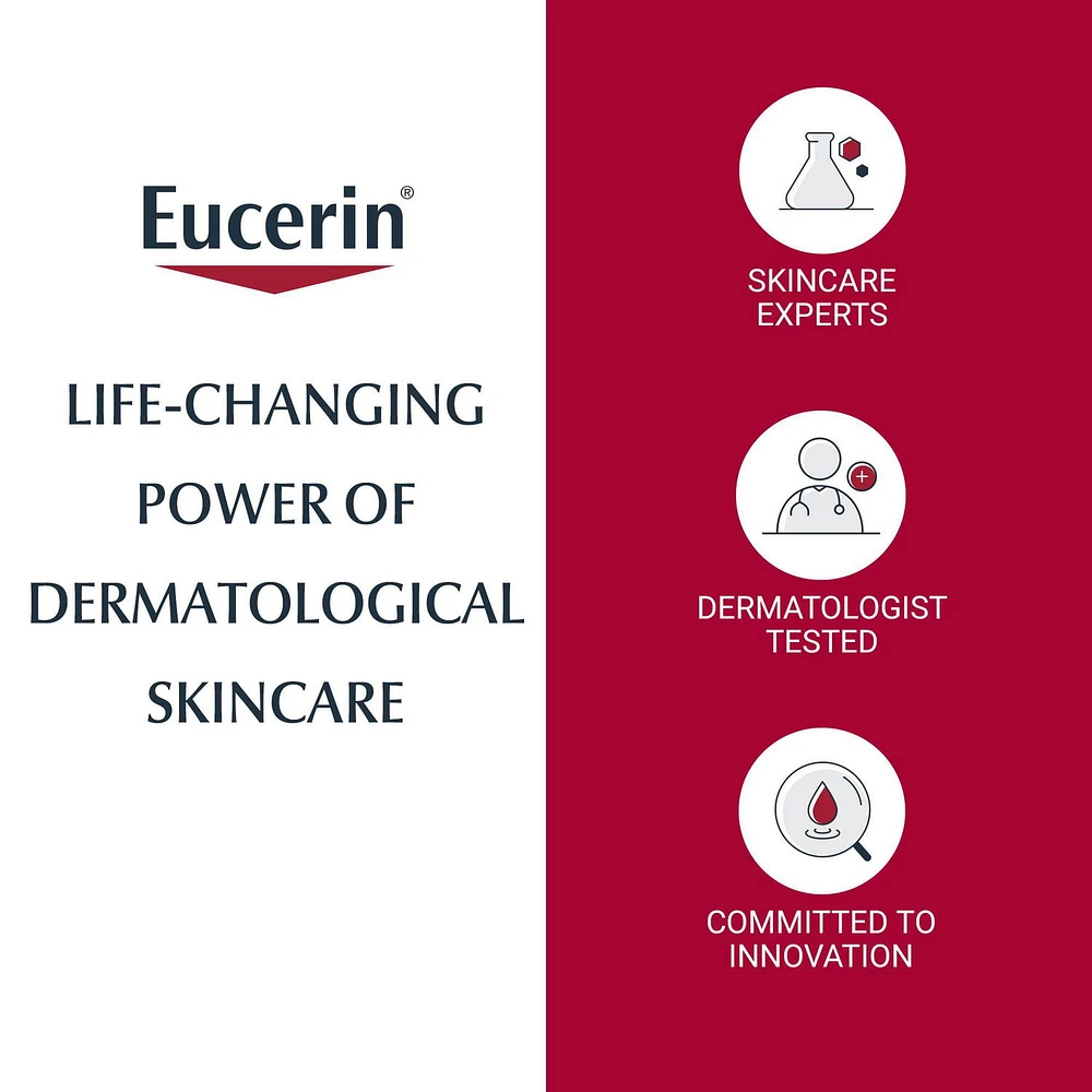 Traitement des poussées Eczema Relief d’Eucerin pour visage et corps sujette à l'eczéma, 57g 57g