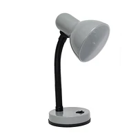 Simple Designs Basic Metal Desk Lamp with Flexible Hose Neck