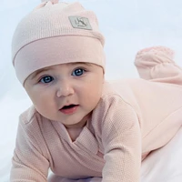 Juddlies Designs - Nouveau-né, bébé, tout-petit - Collection Mini Waffle - Dormeur à pied - Argile Rose