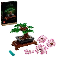 LEGO Icons Bonsai Tree Building Set, Features Cherry Blossom Flowers, DIY Plant Model for Adults, Creative Gift for Home Décor and Office Art, Botanical Collection Design Kit, 10281