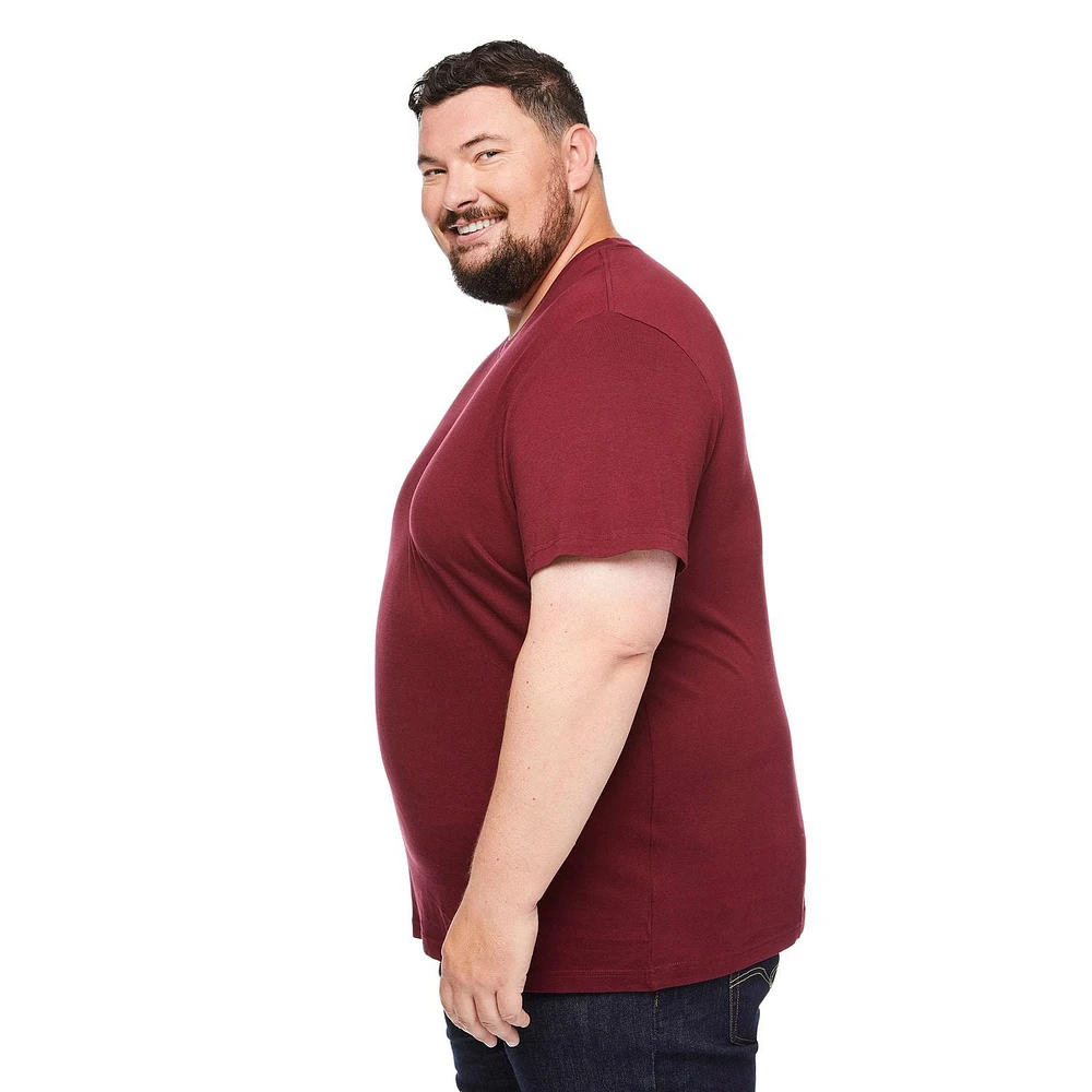 T-shirt de base George Plus hommes Tailles 3XL-5XL