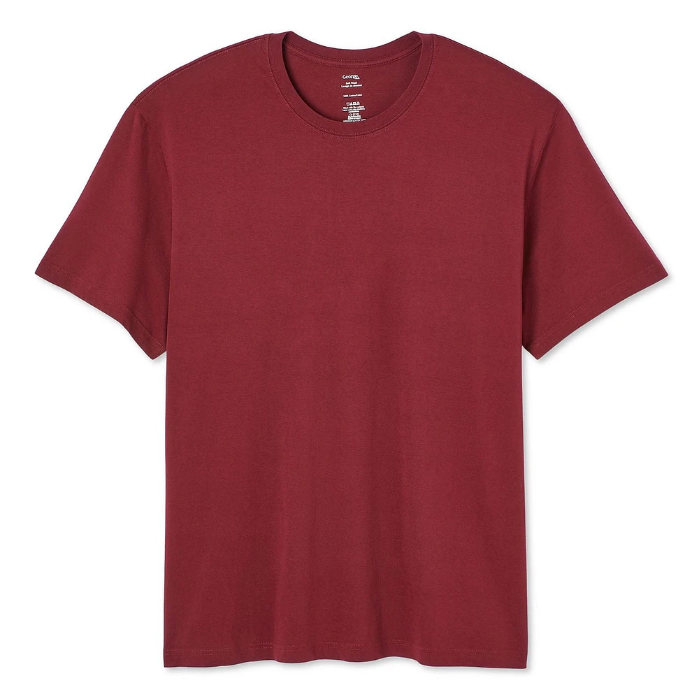 T-shirt de base George Plus hommes Tailles 3XL-5XL