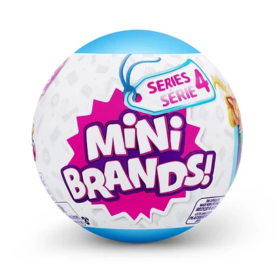 5 Surprise Mini Brands Series 4 Mystery Capsule Real Miniature Brands Collectible Toy, By Zuru