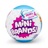 5 Surprise Mini Brands Series 4 Mystery Capsule Real Miniature Brands Collectible Toy, By Zuru