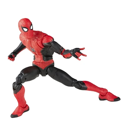 Marvel Legends Series   Upgraded Suit Spider-Man 6-inch Scale Action Figure Toy, Premium Design, Includes 4 Accessories