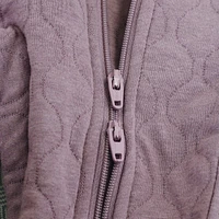 Juddlies Designs - Newborn, Baby, Toddler - Quilted Collection - Footed Sleeper - Mauve
