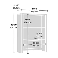 Sauder Tiffin Line Library Hutch, Raven Oak, 433271