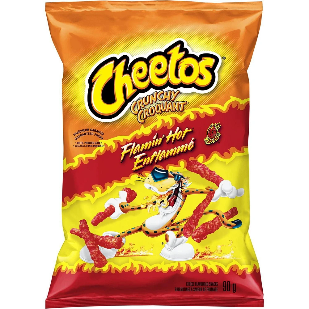 Cheetos Crunchy Flamin' Hot Cheese Flavoured Snacks