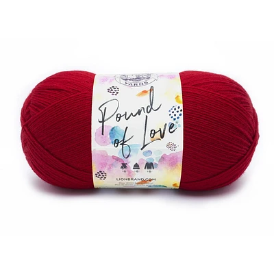 Lion Brand Pound of Love Yarn #4 Medium Premium Acrylic Yarn 454g /932m 1 Ball