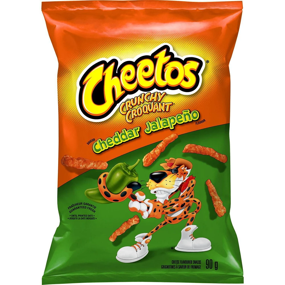 Cheetos Crunchy Cheddar Jalapeño Flavour Cheese Flavoured Snacks