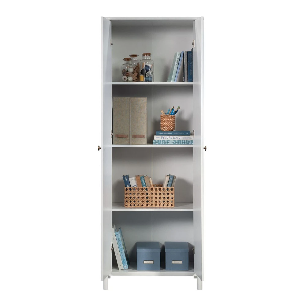 Sauder La Collection Select Meuble de rangement, Finition White, 433284