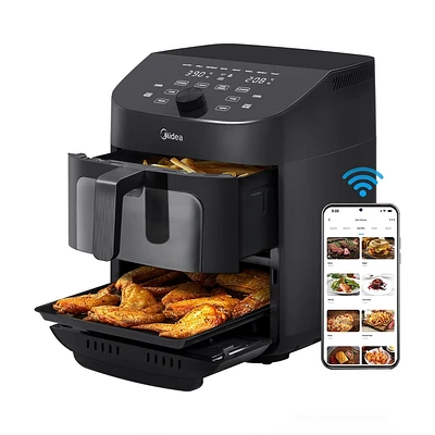 Midea 8-In-1 11 Quart Two-Zone HeatXpress Air Fryer Oven