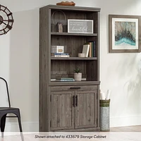 Sauder Aspen Post Library Hutch, Pebble Pine, 433680