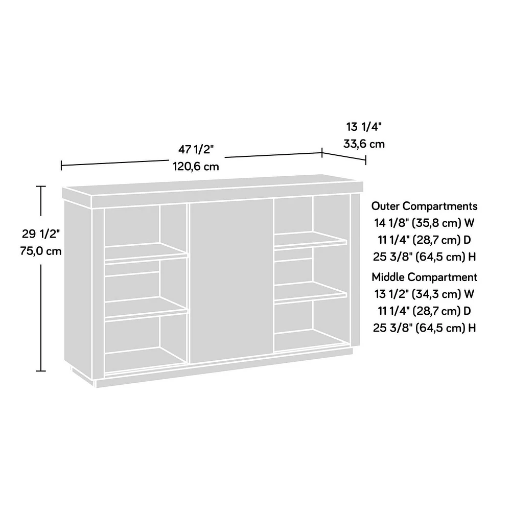 Sauder Northcott Bookcase, White, 433879