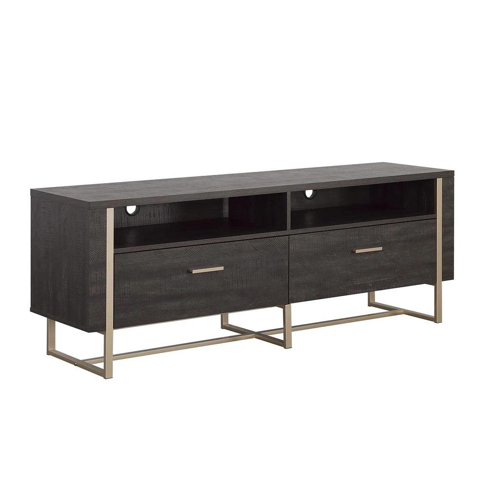 Sauder Walter Heights Credenza, Blade Walnut, 433374