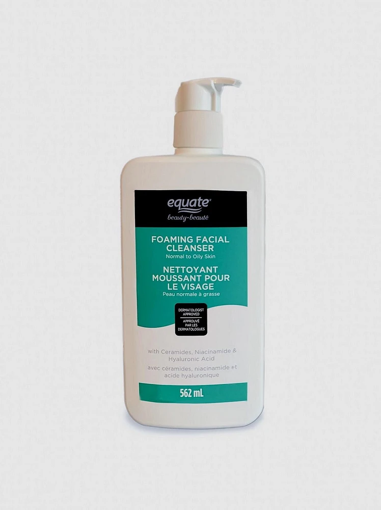 Nettoyant Moussant pour Le Visage avec céramides, niacinamide et acide hyaluronic Le nettoyant moussant pour le visage.