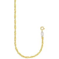 Sono Di Oro 10kt. Gold over Silver Necklace