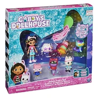 Gabby’s Dollhouse, Dance Party Theme Figure Set with a Gabby Doll, 6 Cat Toy Figures and Accessory Kids Toys for Ages 3 and up!, Toy Figures and Accessory